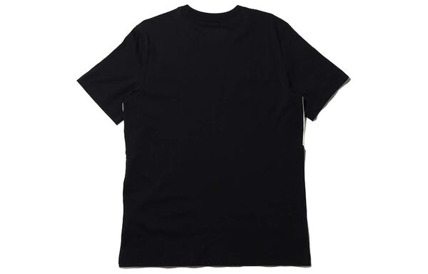 Футболка Air Jordan x PSG Crossover Paris Saint-Germain Short Sleeve 'Black White', черный — фото 2