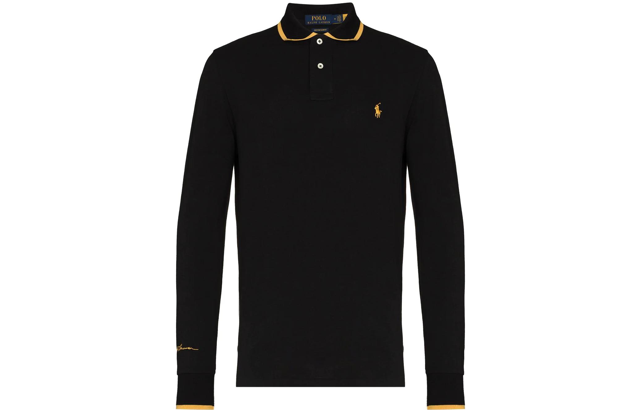 Polo Ralph Lauren Поло SS22 мужское черное — фото 3