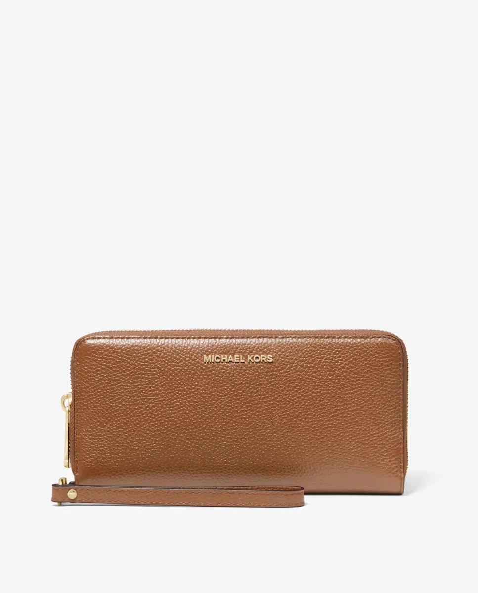 

Женский кошелек из зернистой кожи с ремешком Michael Michael Kors, коричневый