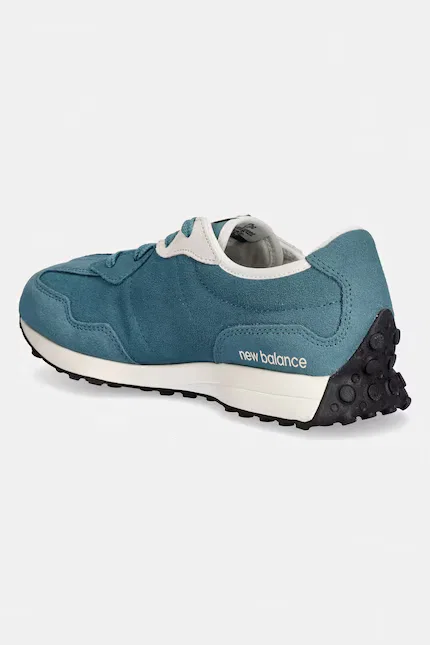 Кроссовки 327 замшевые New Balance, бирюзовый — фото 3