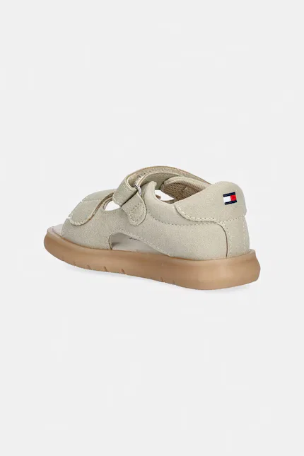 Сандалии детские из имитации замши Tommy Hilfiger, бежевый — фото 3