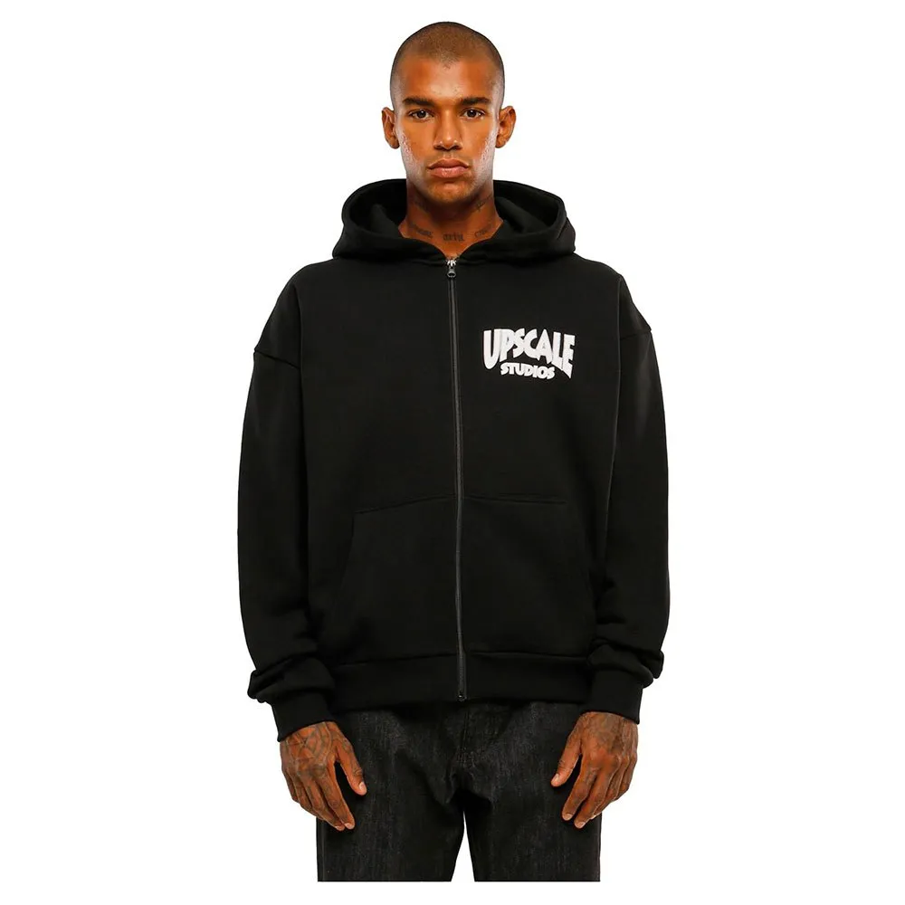 

Толстовка Mister Tee Studios Ultra Heavy Oversize full zip, черный