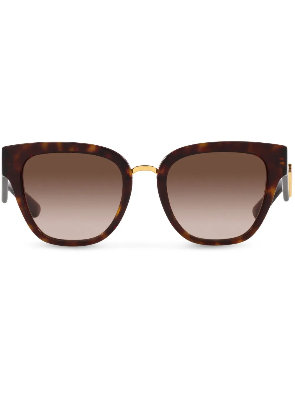

Солнцезащитные очки DG Crossed Dolce & Gabbana Eyewear, коричневый