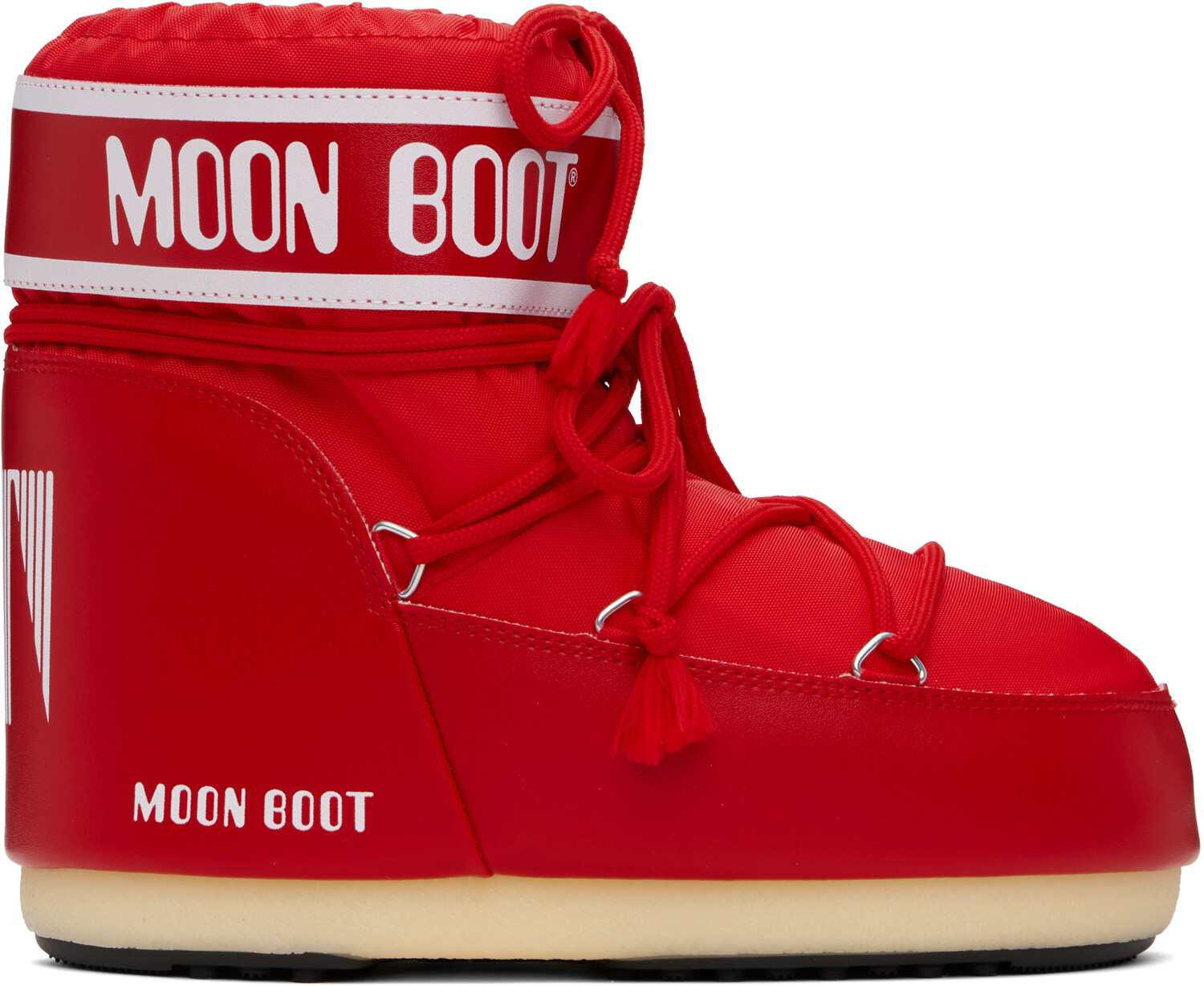 

Сапоги Icon Low из нейлона Moon Boot, красный