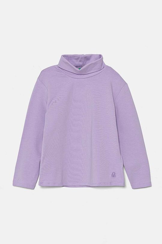 

Детский лонгслив United Colors of Benetton, фиолетовый