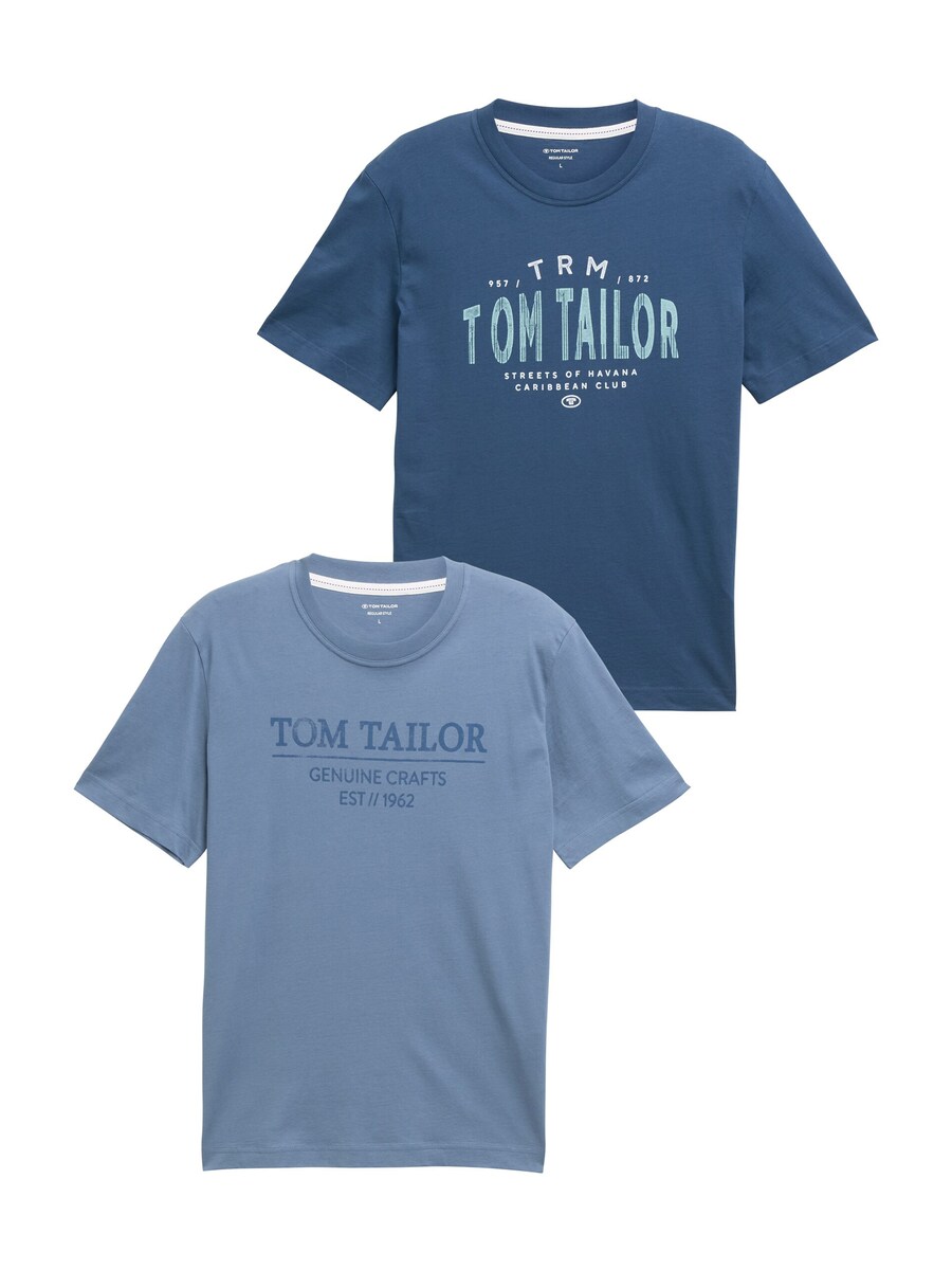

Футболка TOM TAILOR, Opal/Gentian/Sky blue