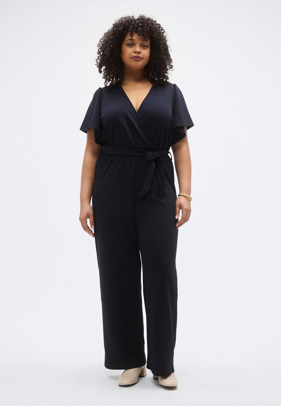 

Комбинезон ONLY Carmakoma CARCECILIA LIFE V NECK TIE, Night Sky/Dark Blue