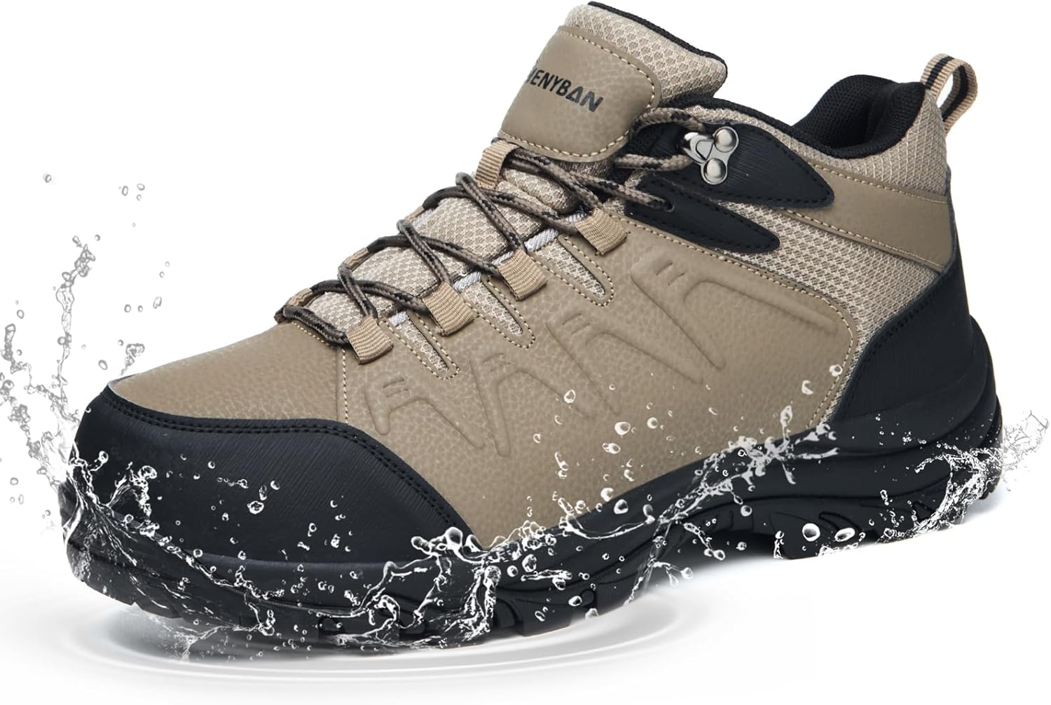 

Водонепроницаемые туристические кроссовки для мужчин с противоскользящей подошвой и поддержкой голеностопа, модные кроссовки для тенниса и прогулок, прочные и удобные для походов, трейлраннинга и активного отдыха на природе Menyban, хаки