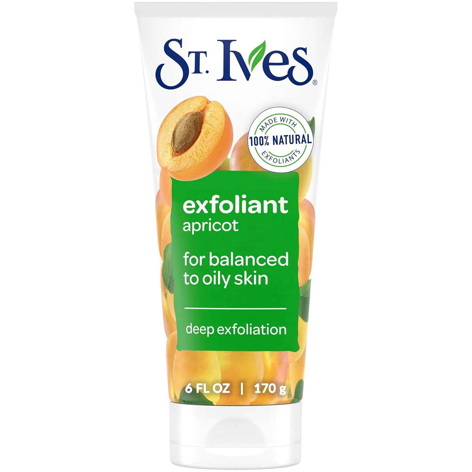 Глубокоочищающий скраб для лица «Fresh Skin Apricot» от St. Ives St. Ives