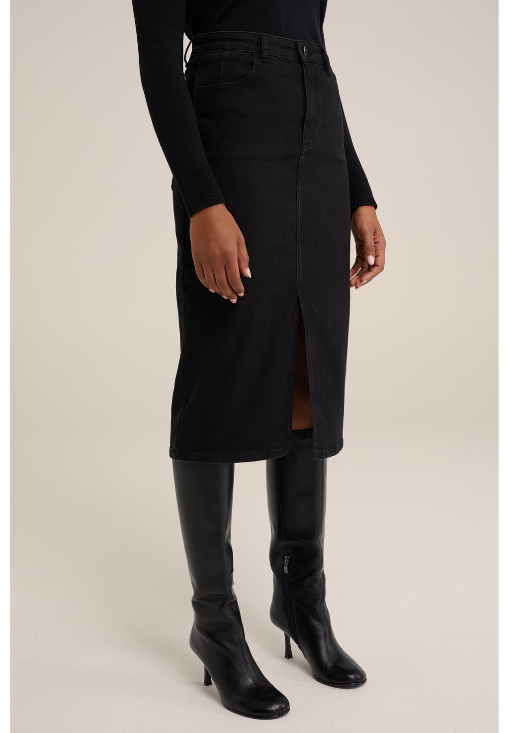 

Юбка джинсовая Ridge WE Fashion, черный