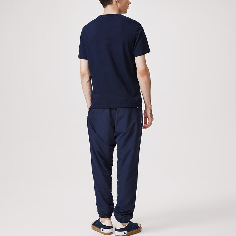 LACOSTE Футболка FW22 мужская морская синяя — фото 4