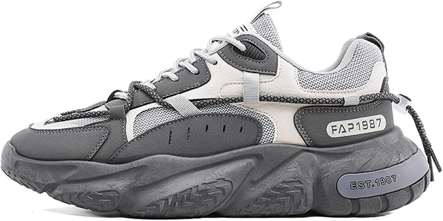 

Мужские беговые кроссовки GSIGUL для дороги, тенниса и ходьбы с амортизацией, спортивные кроссовки и повседневная обувь для мужчин, серый