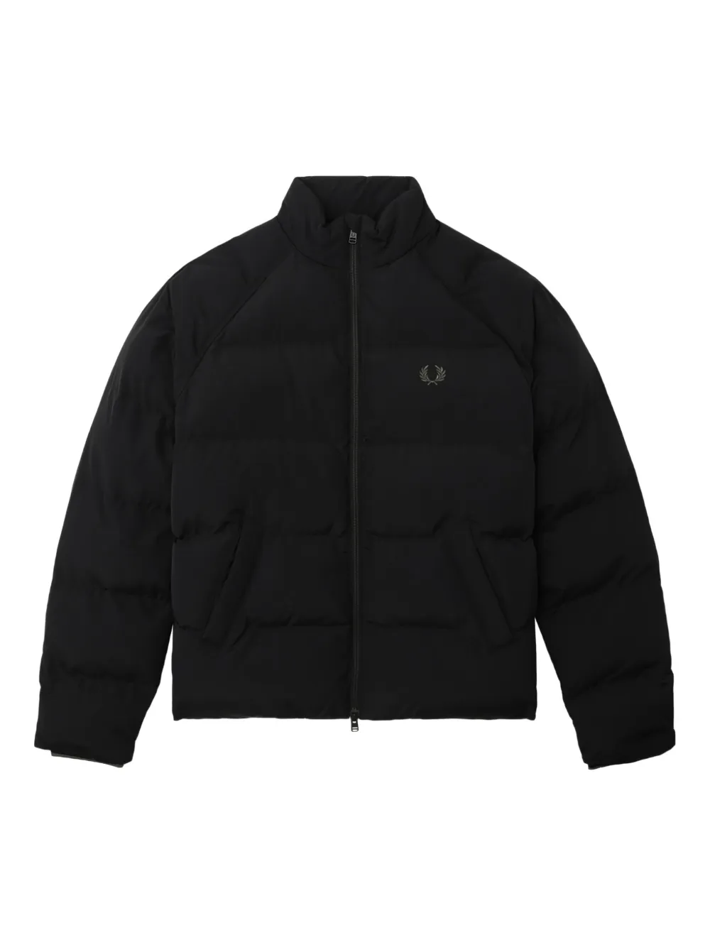 

Стеганая куртка с лавровым венком Fred Perry, черный