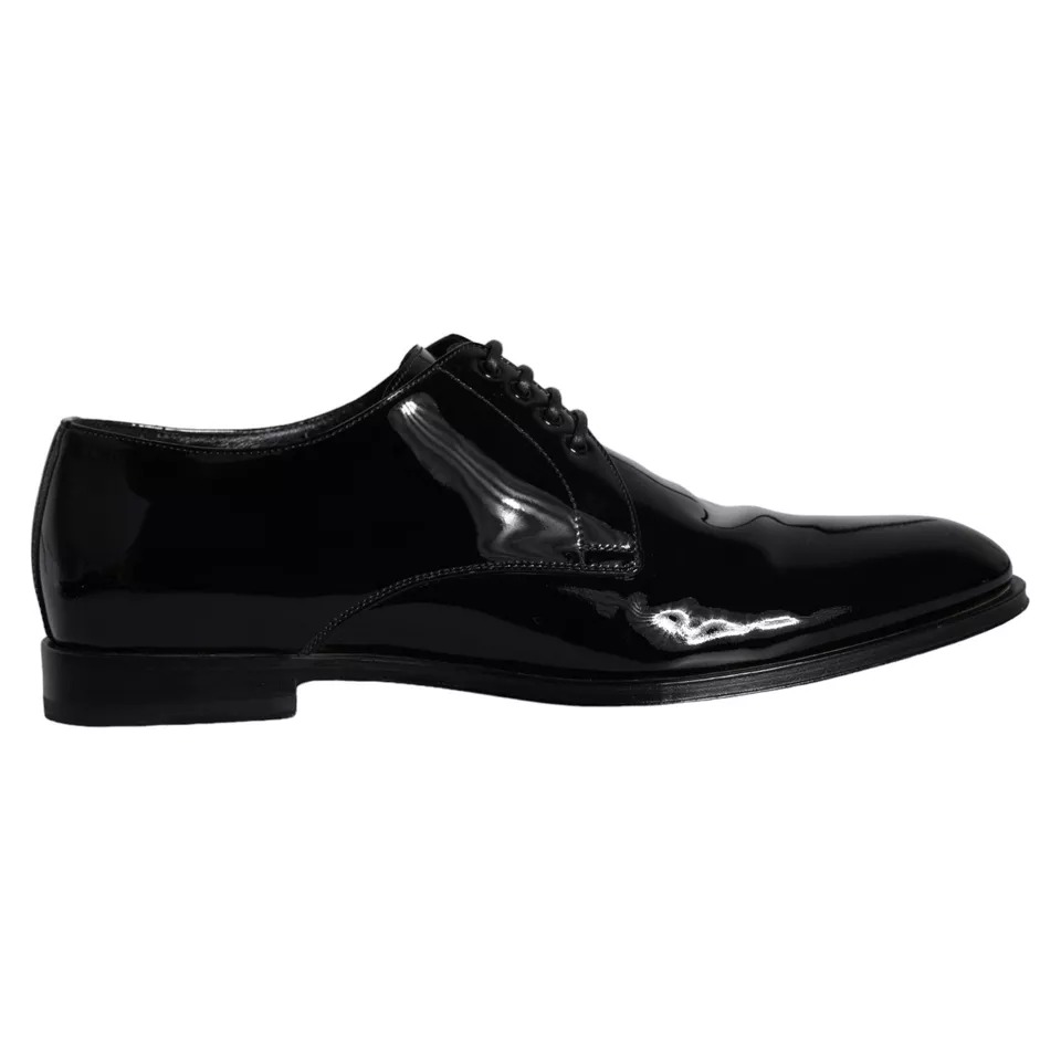 

Черные мужские туфли-дерби из телячьей кожи Dolce & Gabbana