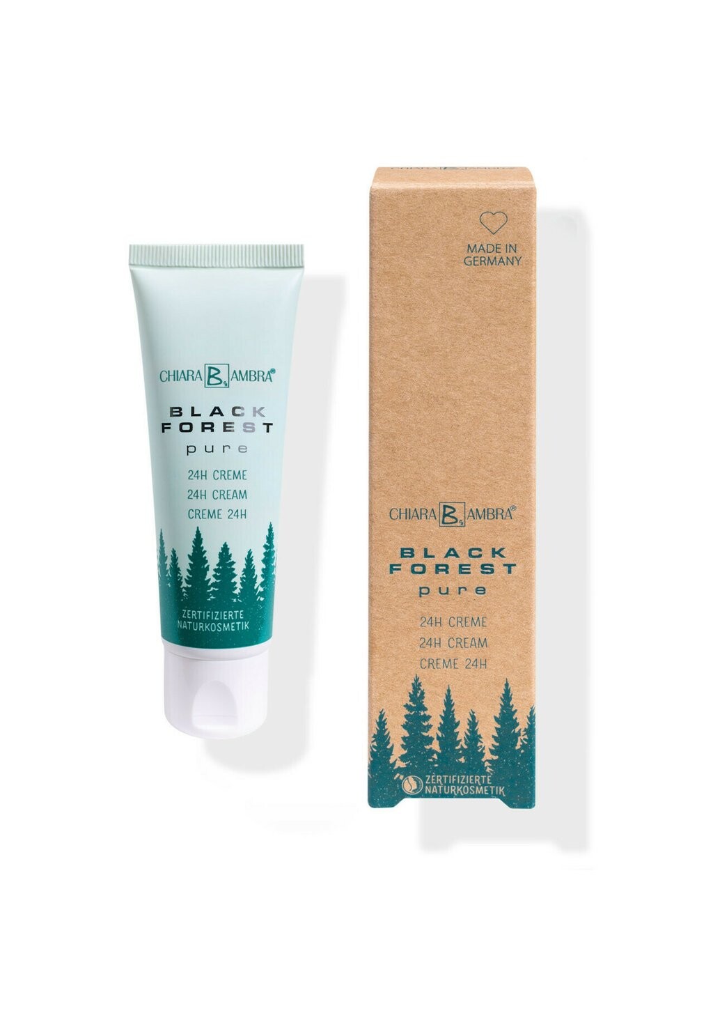 

Крем для лица BLACK FOREST PURE 24H CREME Chiara Ambra, цвет braun