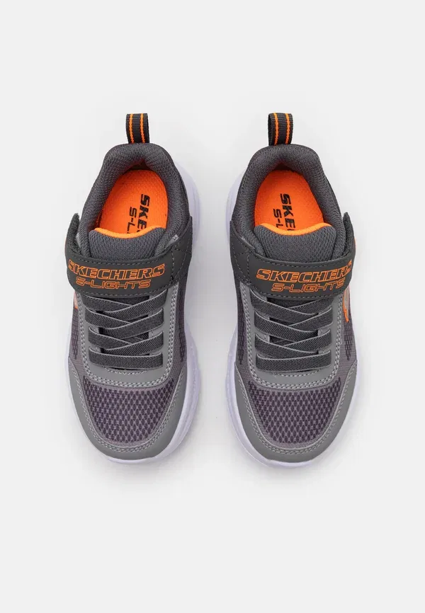 Кроссовки Skechers Meteor trainers, цвет угольный/серый/оранжевый — фото 4