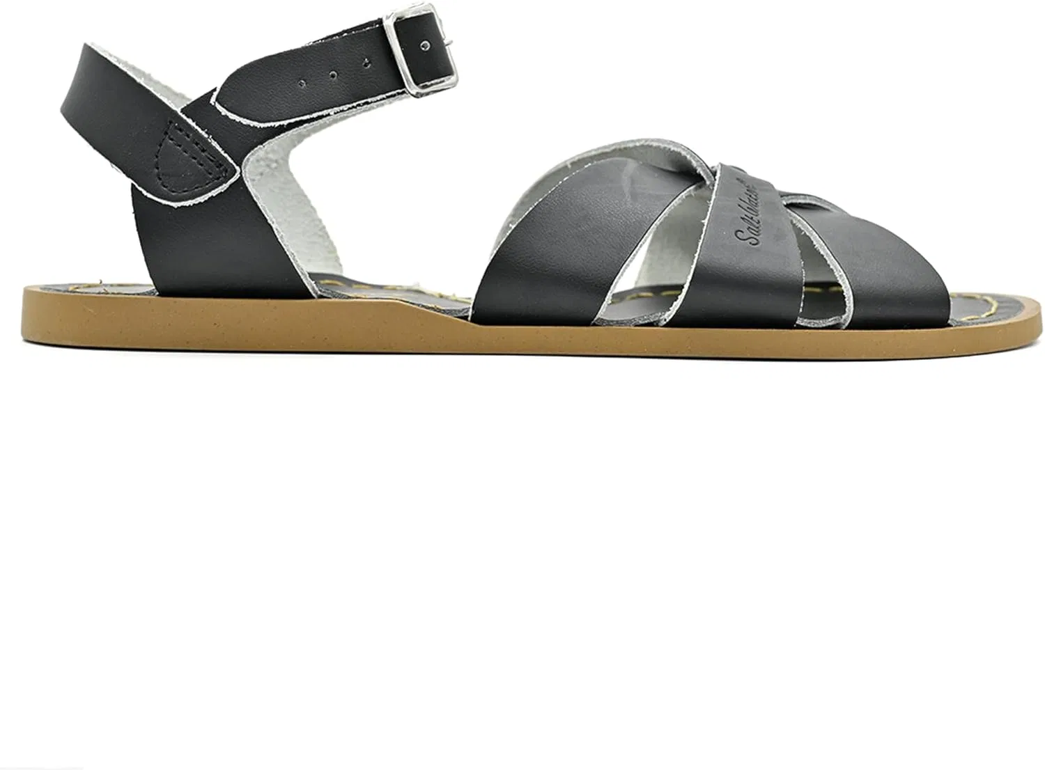 Сандалии кожаные Salt Water, Black Salt Water Sandals — фото 4