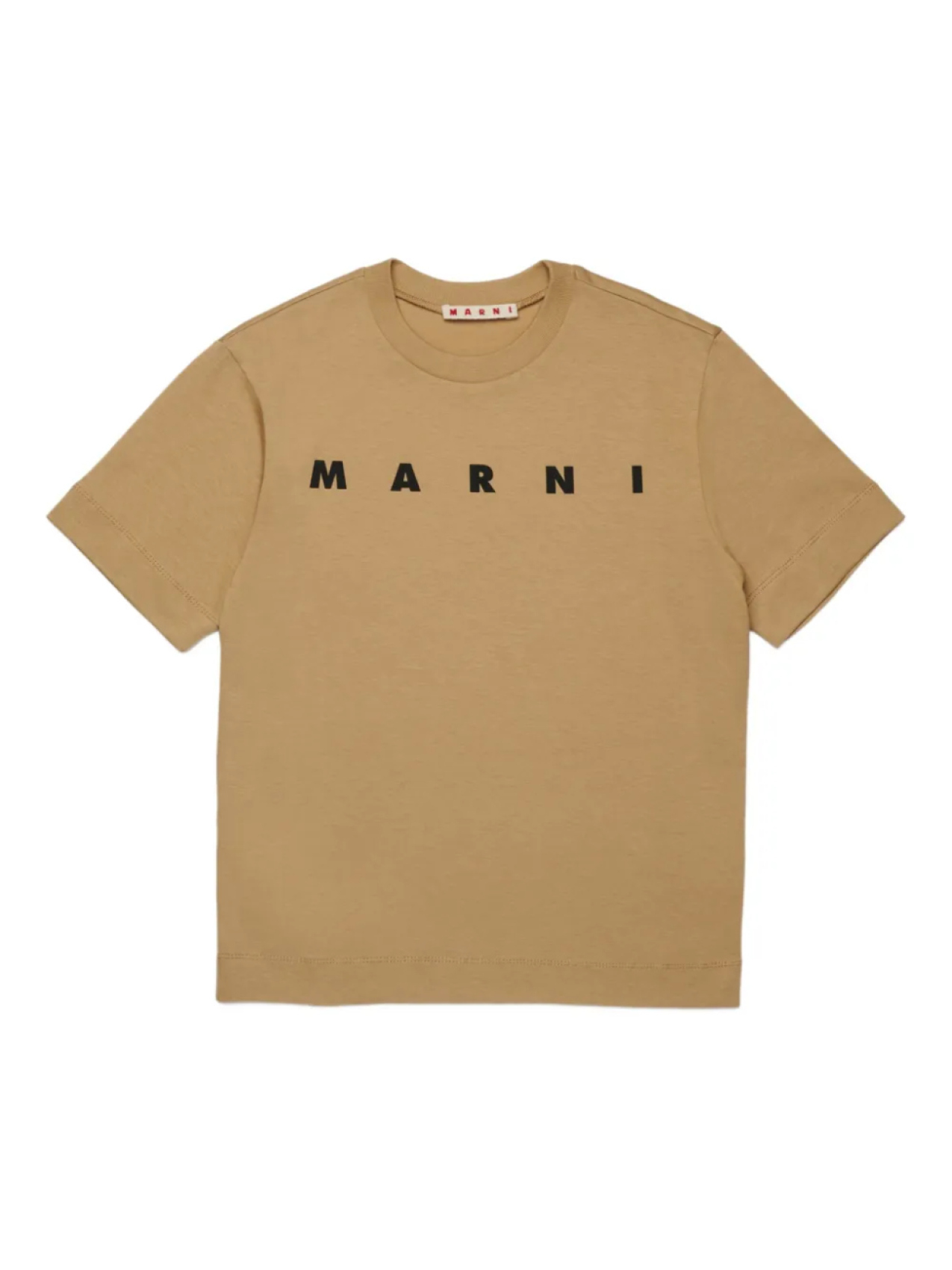 

Marni Kids базовая футболка, нейтральный