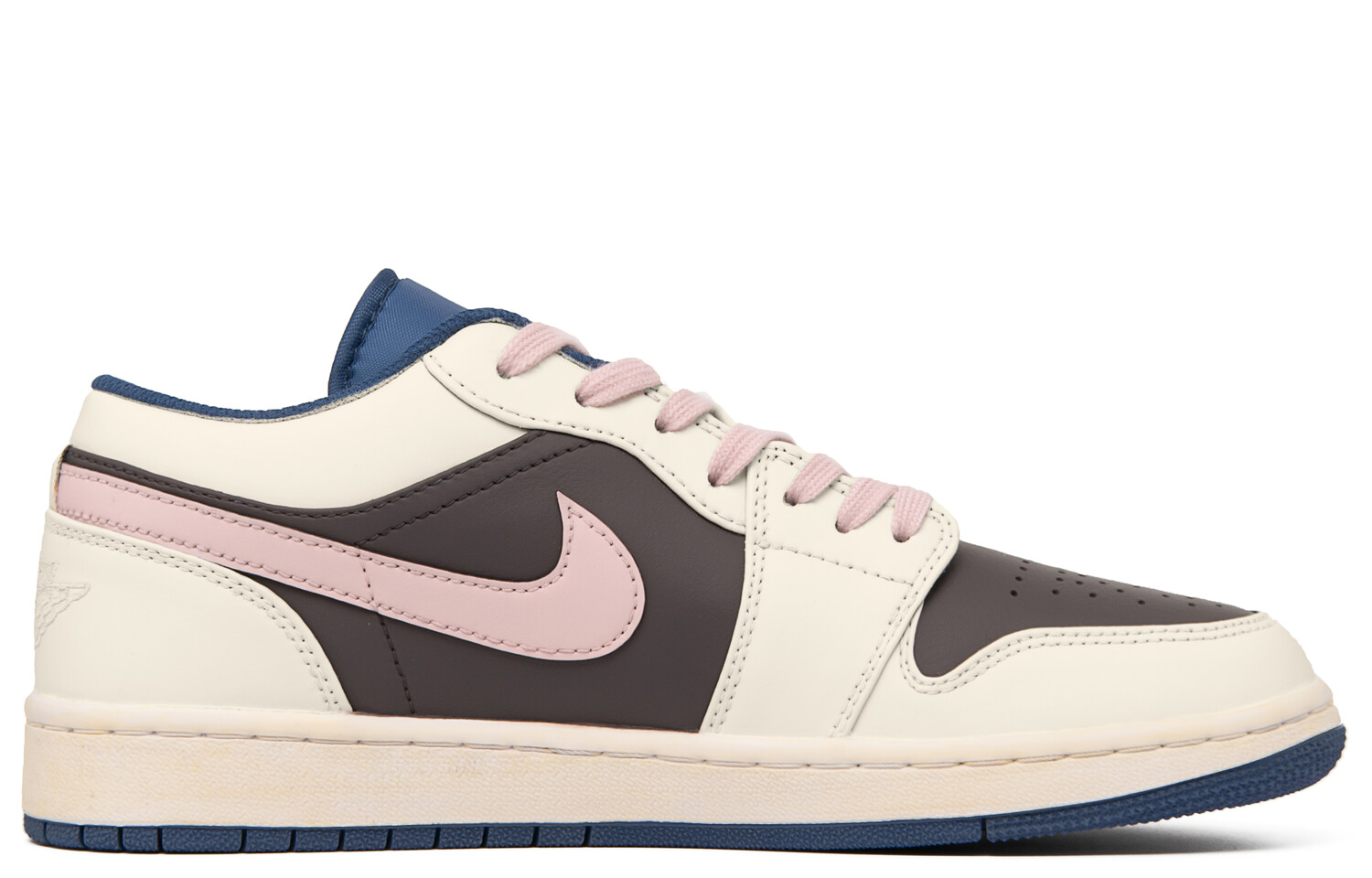 

Кроссовки Air Jordan 1 Vintage Basketball Shoes Men Low-top Brown/Pink, цвет Off White