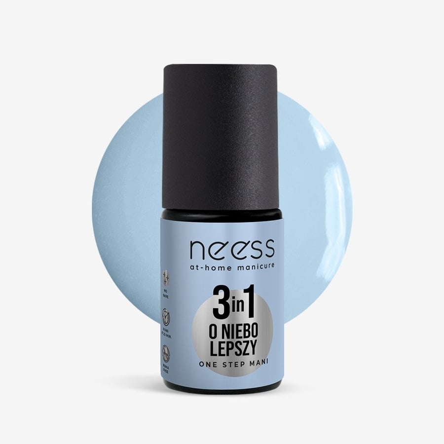 

Гибридный лак для ногтей NEESS One Step 3в1 O Niebo Lepszy 4 мл