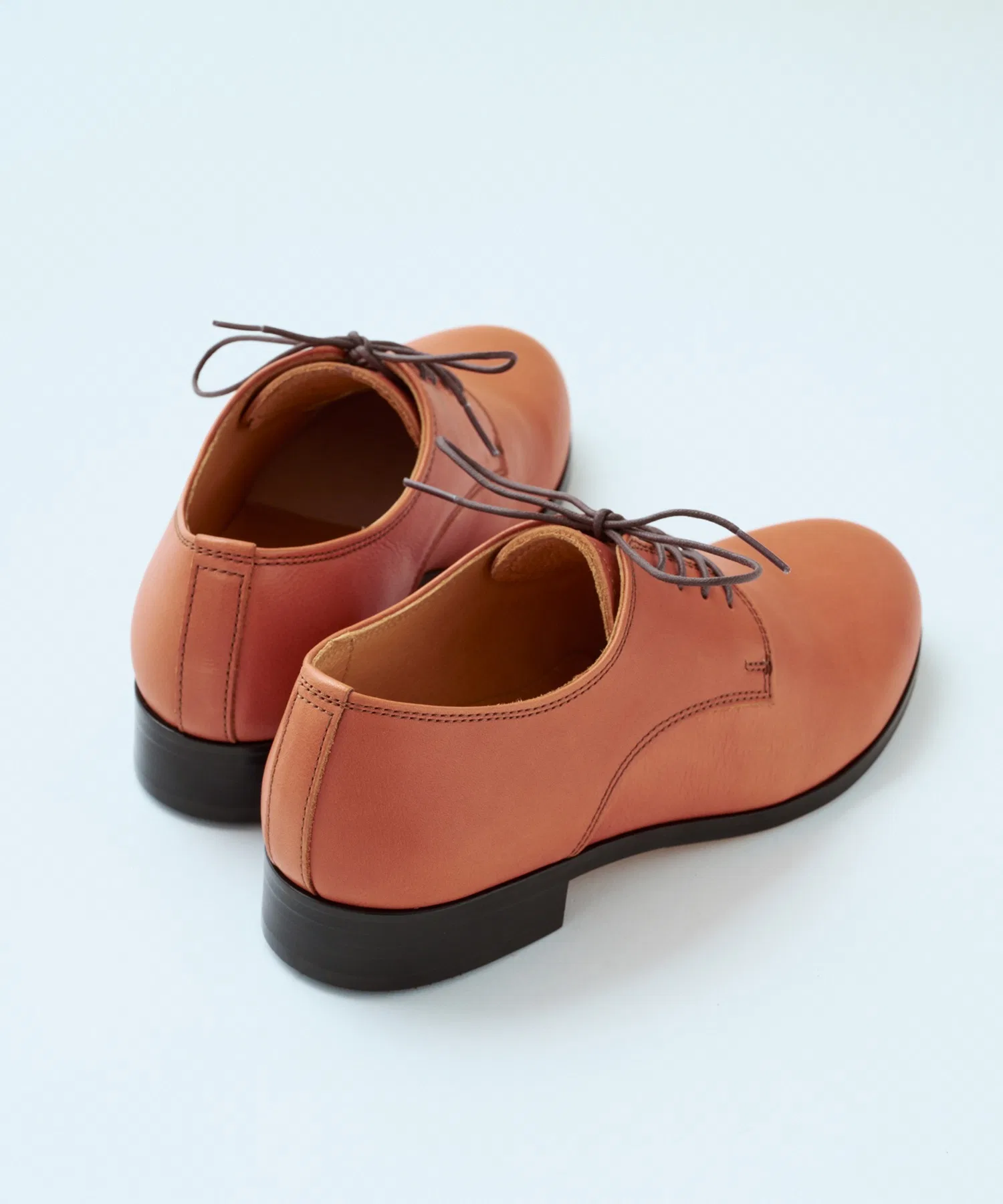 Мужские кожаные туфли ARCOLLETTA PADRONE EX DERBY PLAIN TOE чёрные — фото 3