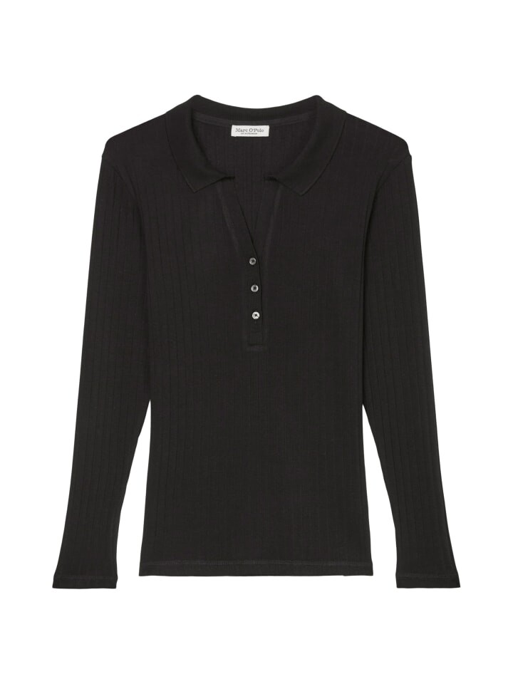 

Поло Marc O'Polo Longsleeve regular, черный