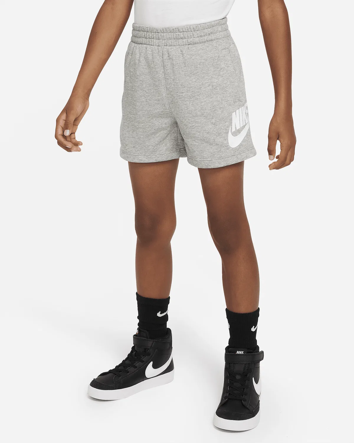 Детские шорты Nike Sportswear Club French Terry, Dark Grey Heather