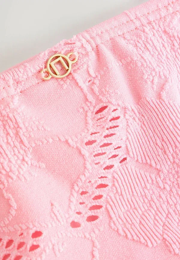 Трусы бикини Next, pink broderie, розовый — фото 3