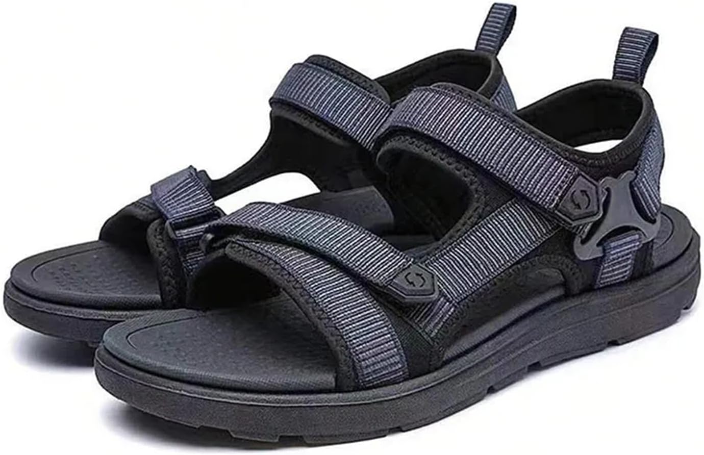 

Мужские облегченные повседневные сандалии Лето Мужские пляжные сандалии для отдыха Generic, синий
