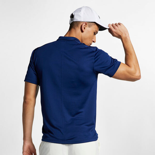 Футболка Nike Golf Dri-FIT Essential Polo Shirt 'Navy Blue', синий — фото 4