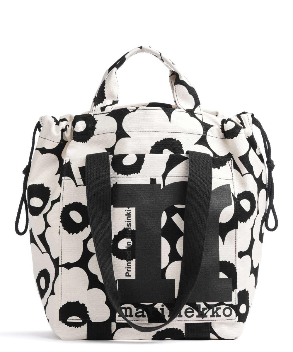 

Шоппер Mono city unikko из хлопка Marimekko, белый