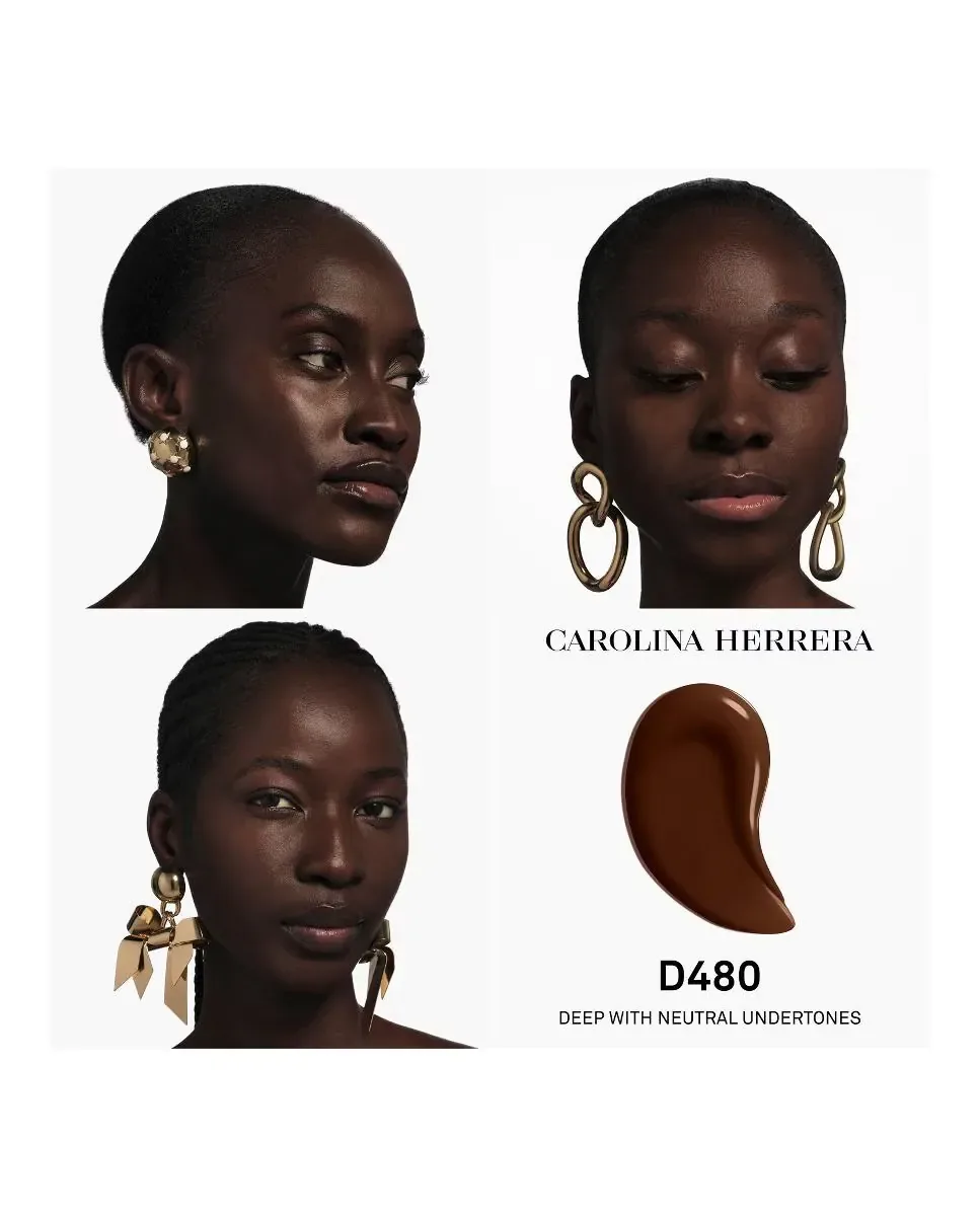 Тональная основа Nude Couture Triple Moisture Serum от Carolina Herrera, D480 — фото 4