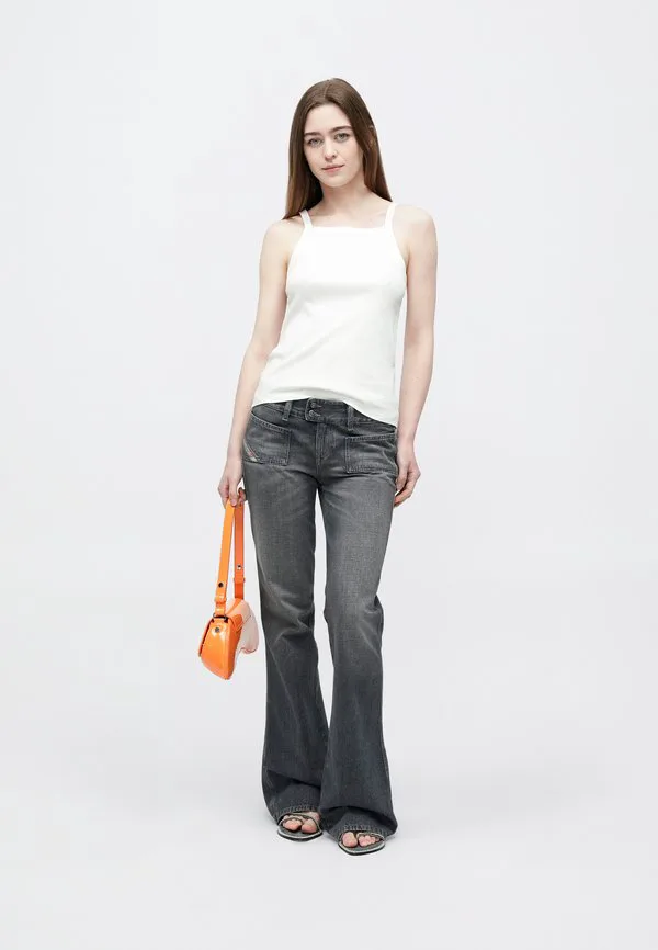 Расклешенные джинсы hush Diesel, Grey Denim — фото 2