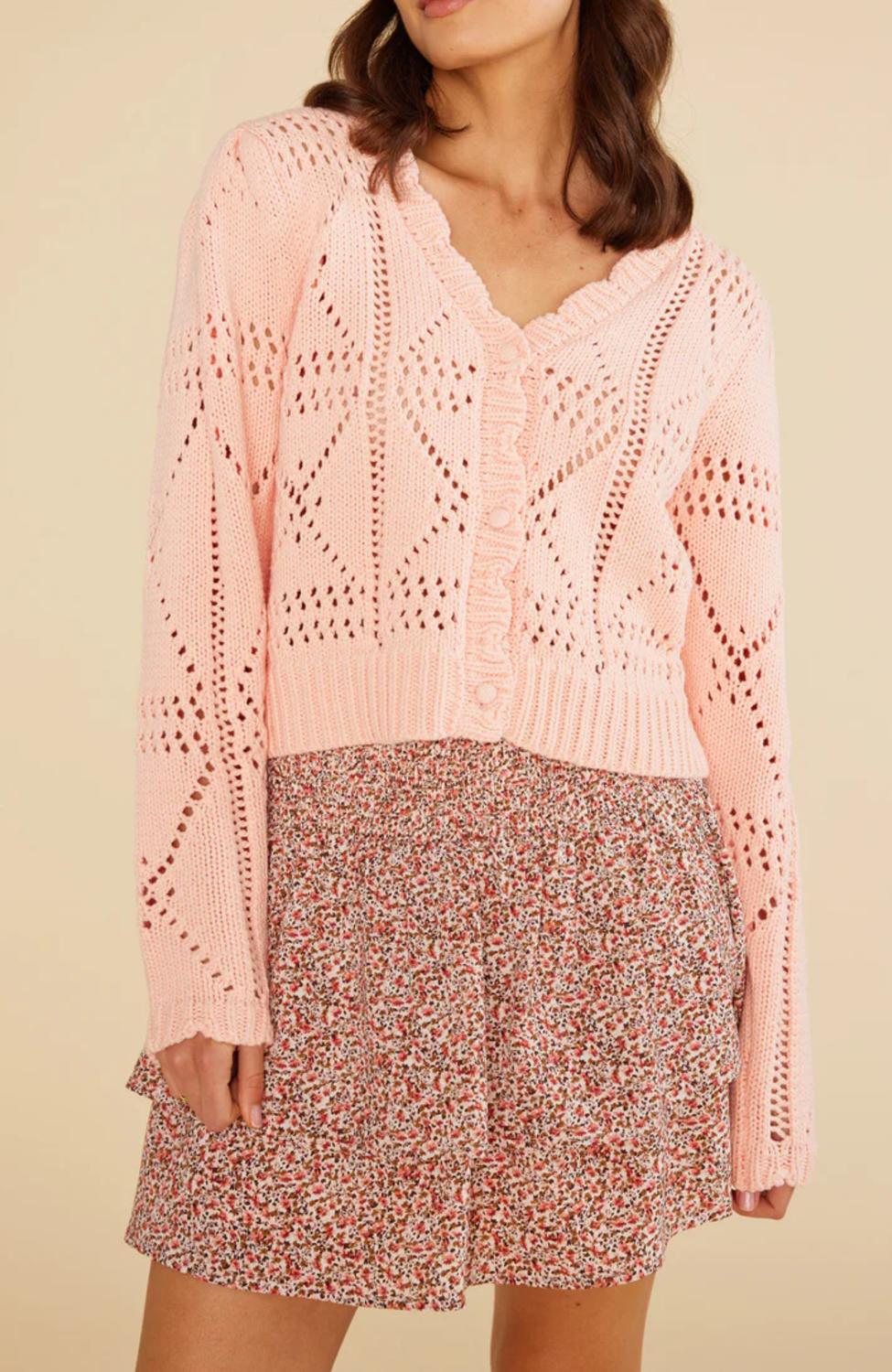 

Кардиган Cara в розовом цвете MINKPINK
