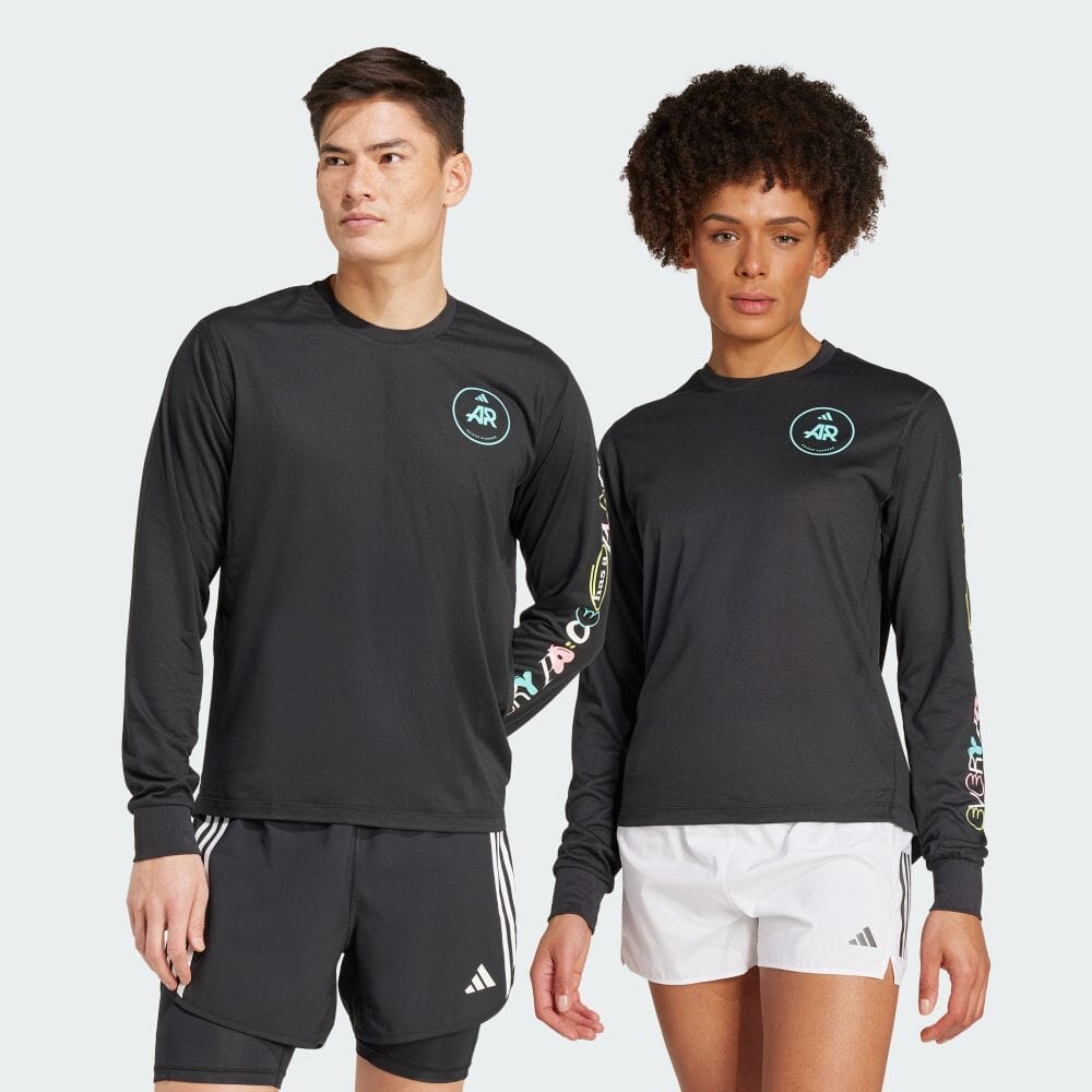 

Футболка Adidas OWN THE RUN ADIDAS RUNNERS Long Sleeve T-Shirt (Gender Neutral), черный