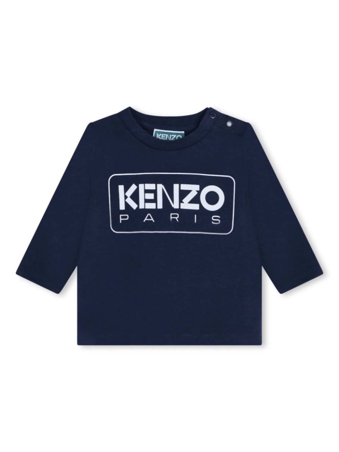 

Kenzo Kids футболка с логотипом, синий