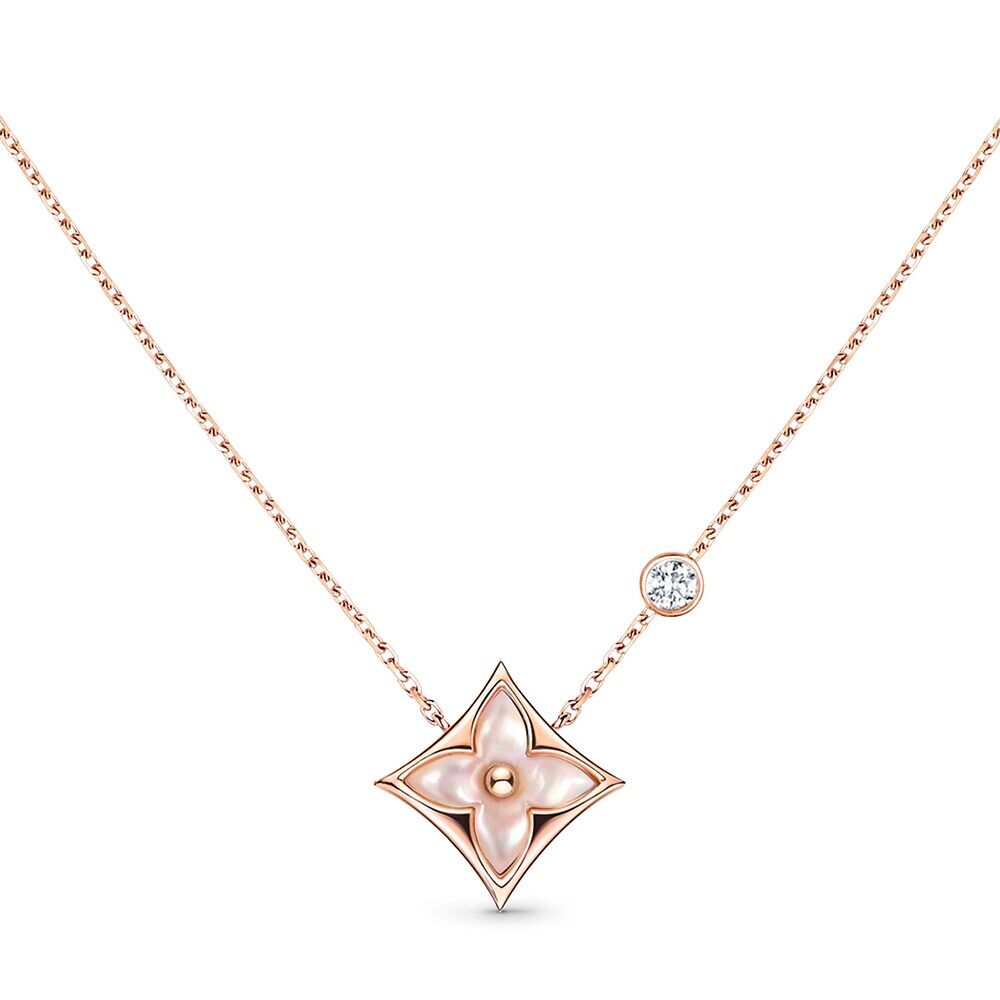 

Louis Vuitton Подвеска Color Blossom BB Star, розовое золото, розовый перламутр и бриллиант