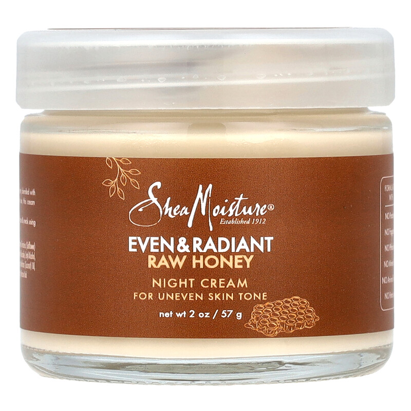 

SheaMoisture, Even & Radiant Raw Honey, ночной крем, 57 г (2 унции)