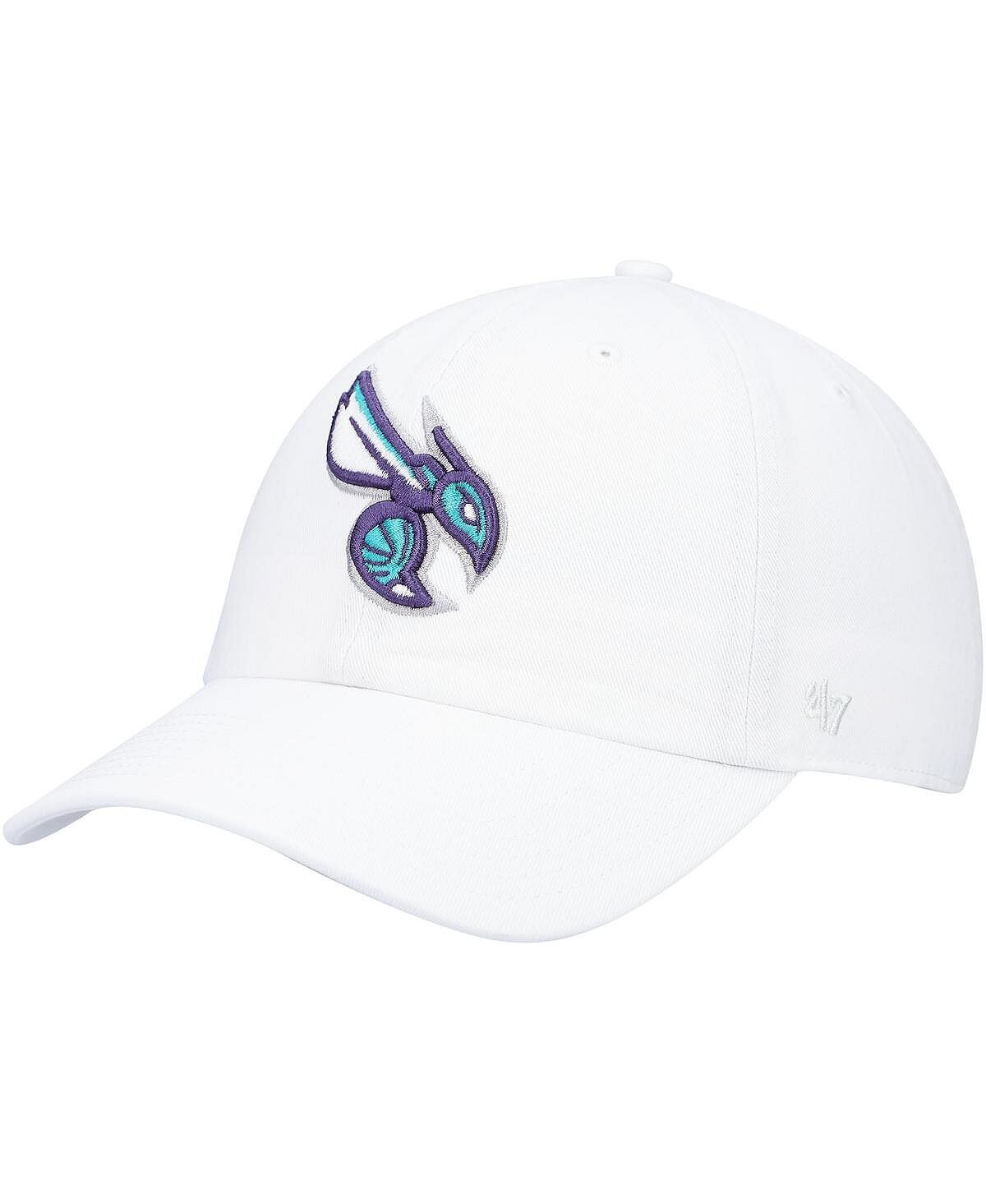 

Мужская регулируемая шапка белого цвета Charlotte Hornets Team Clean Up '47 '47 Brand