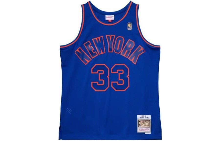 

Mitchell Ness Баскетбольная майка унисекс синего цвета