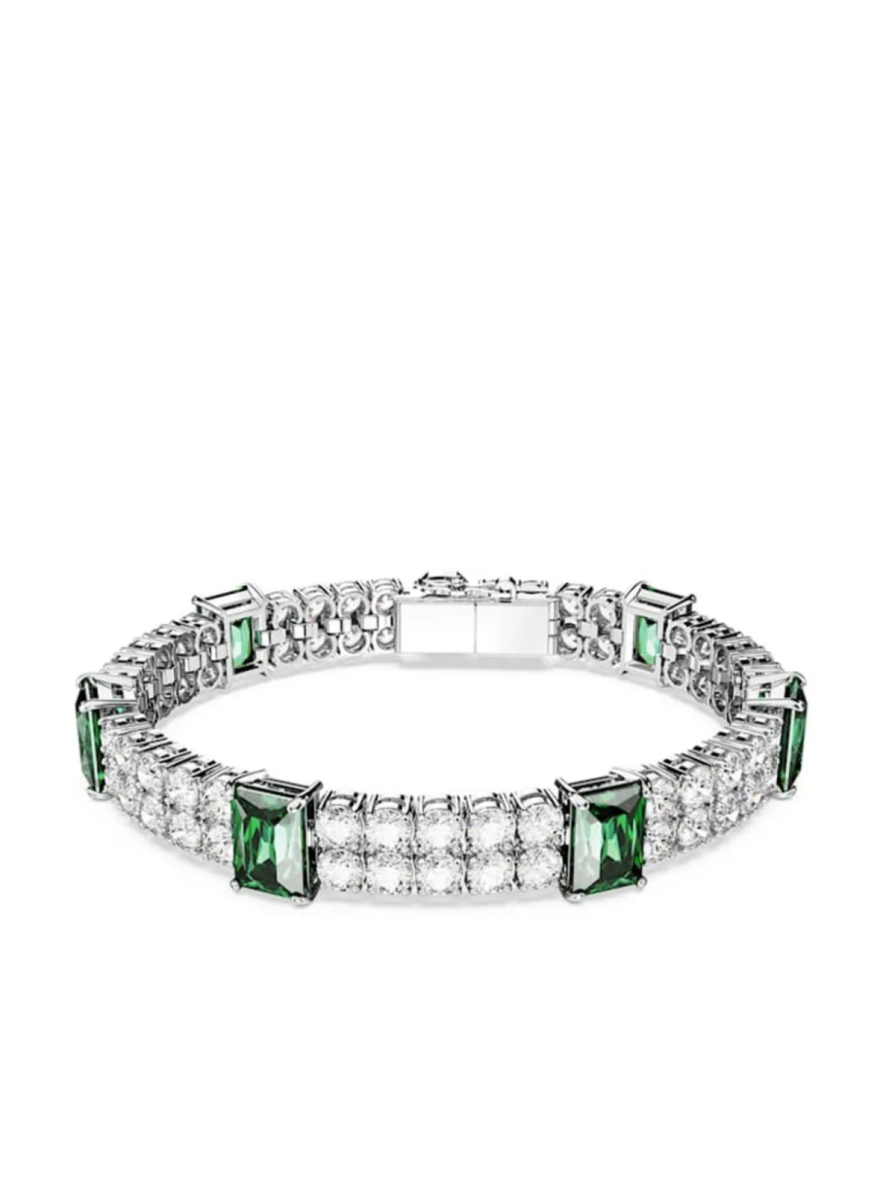 

Теннисный браслет Swarovski Matrix, серебряный