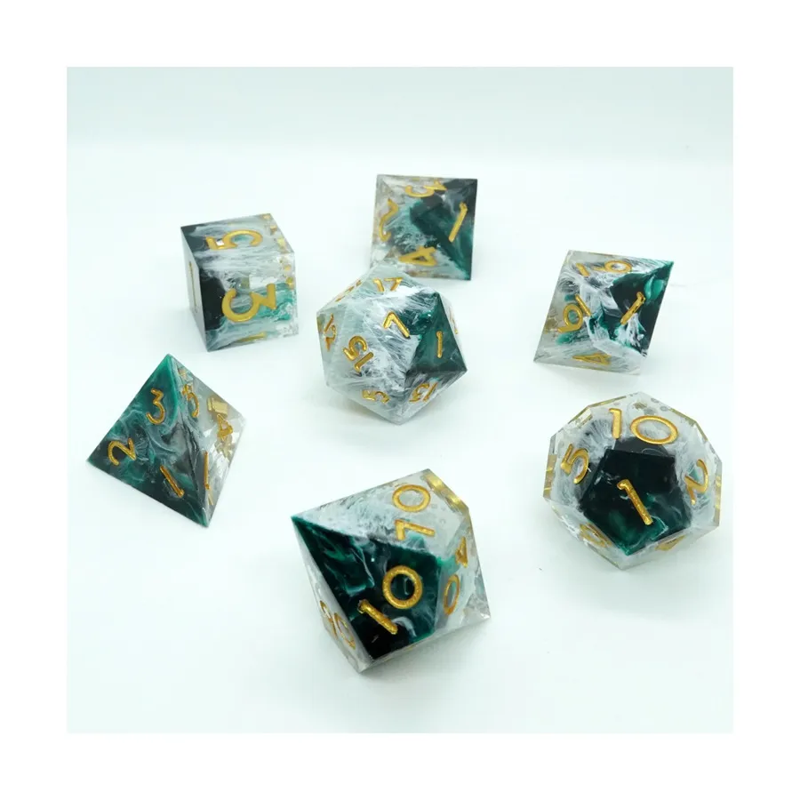 

Поли Установить приливы (7), Sharp Resin Dice