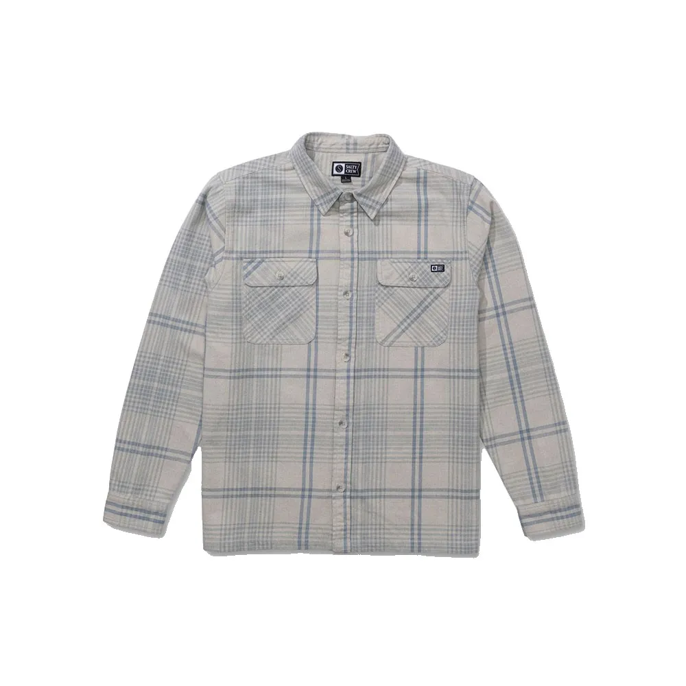

Рубашка с длинным рукавом Salty Crew Windward flannel, серый