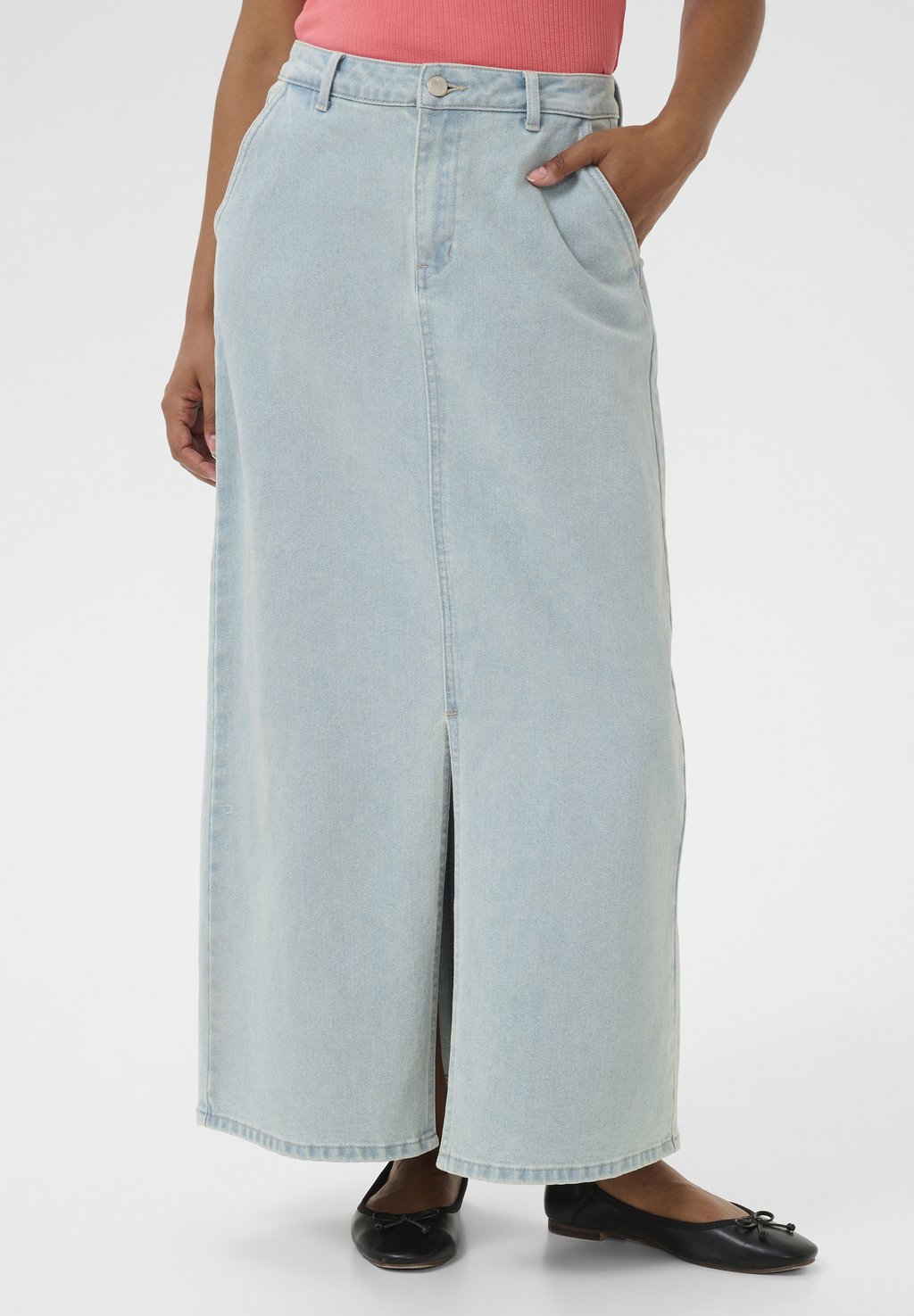 

Джинсовая юбка Maxi skirt Cream, цвет Siver And Light Blue Denim