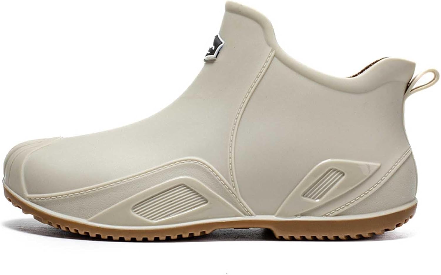 

Мужские дождевые ботинки для рыбалки, кухни и работы на открытом воздухе на все сезоны, прочная противоскользящая обувь-защита Generic, белый