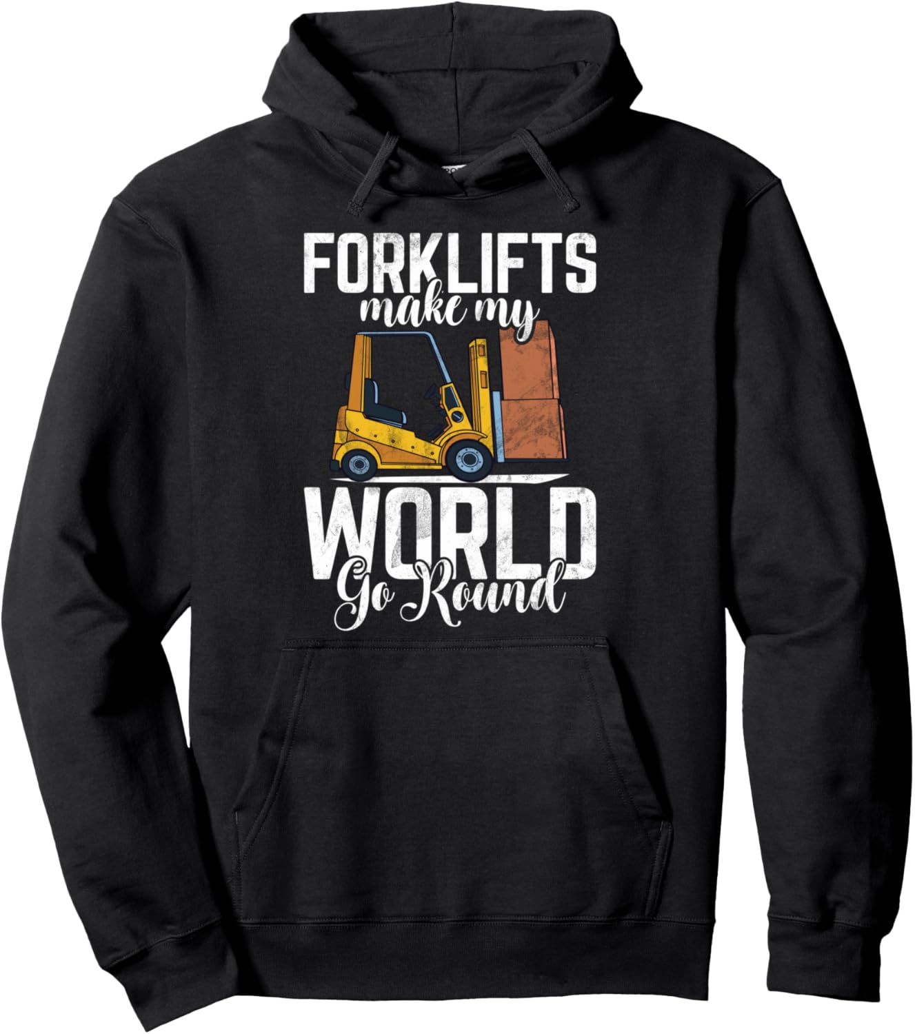 

Вилочные погрузчики - это моя стихия. Толстовка с изображением вилочного погрузчика Forklift Operator Gift, черный