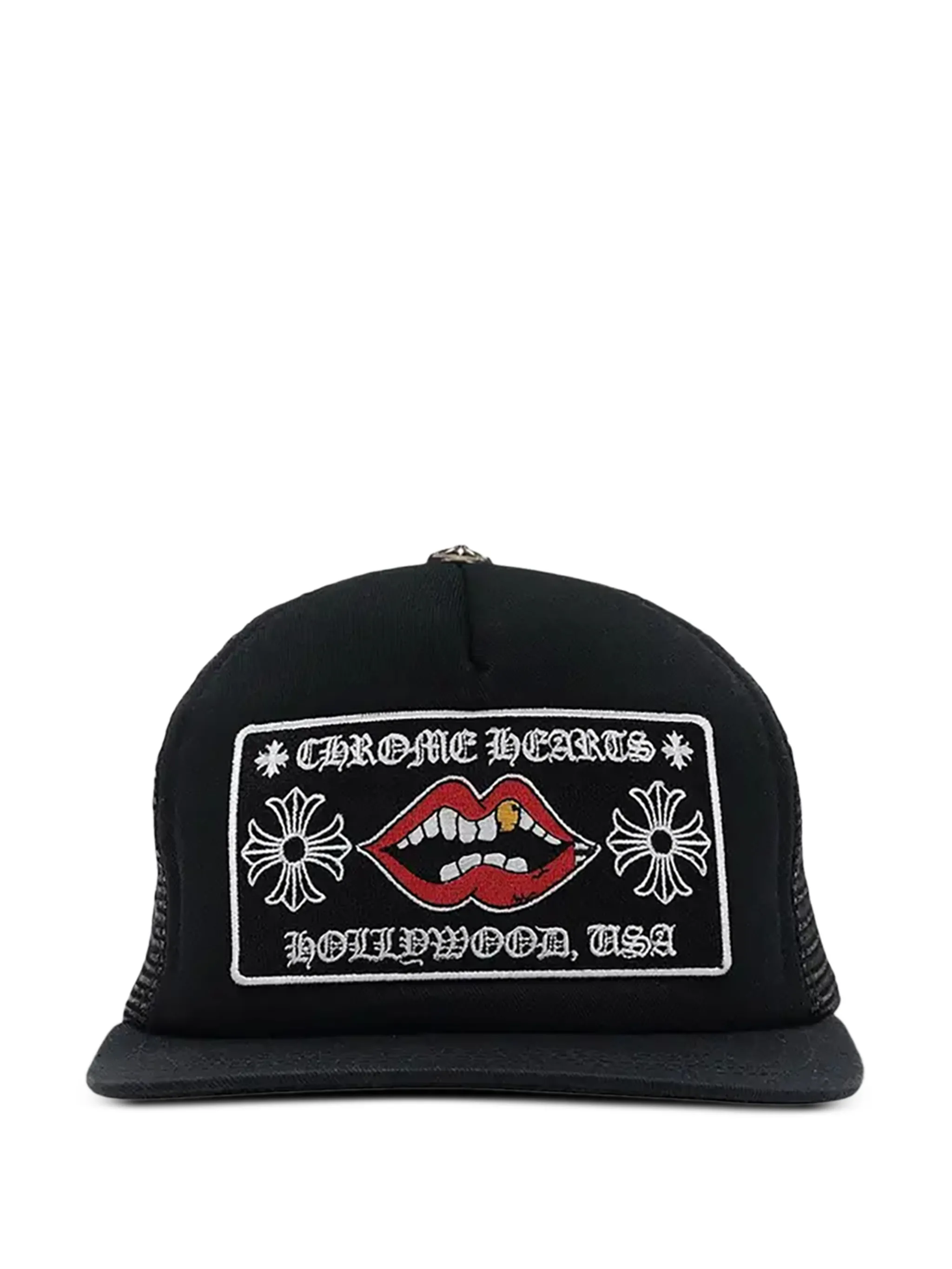 

Бейсболка Chomper Hollywood Chrome Hearts, черный