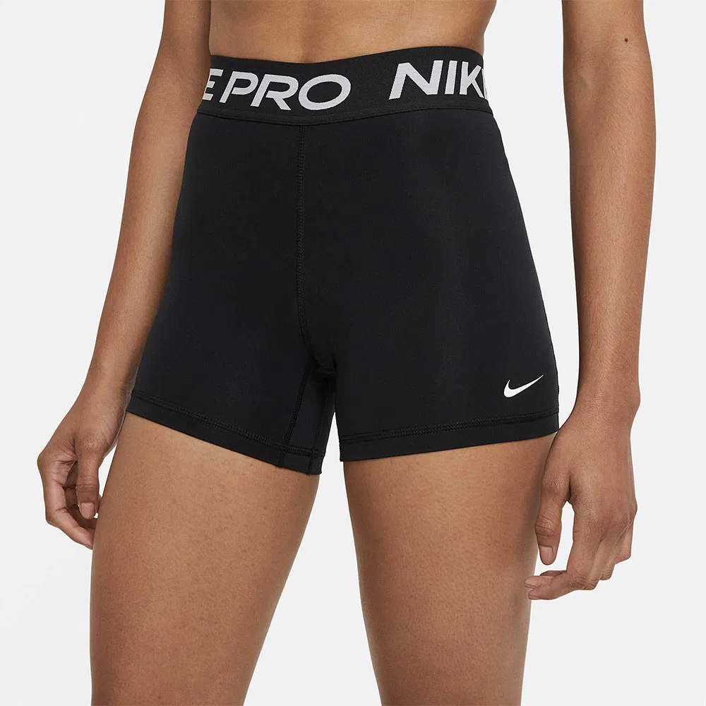 Женские шорты Pro 365 5 дюймов чёрно-белые от Nike
