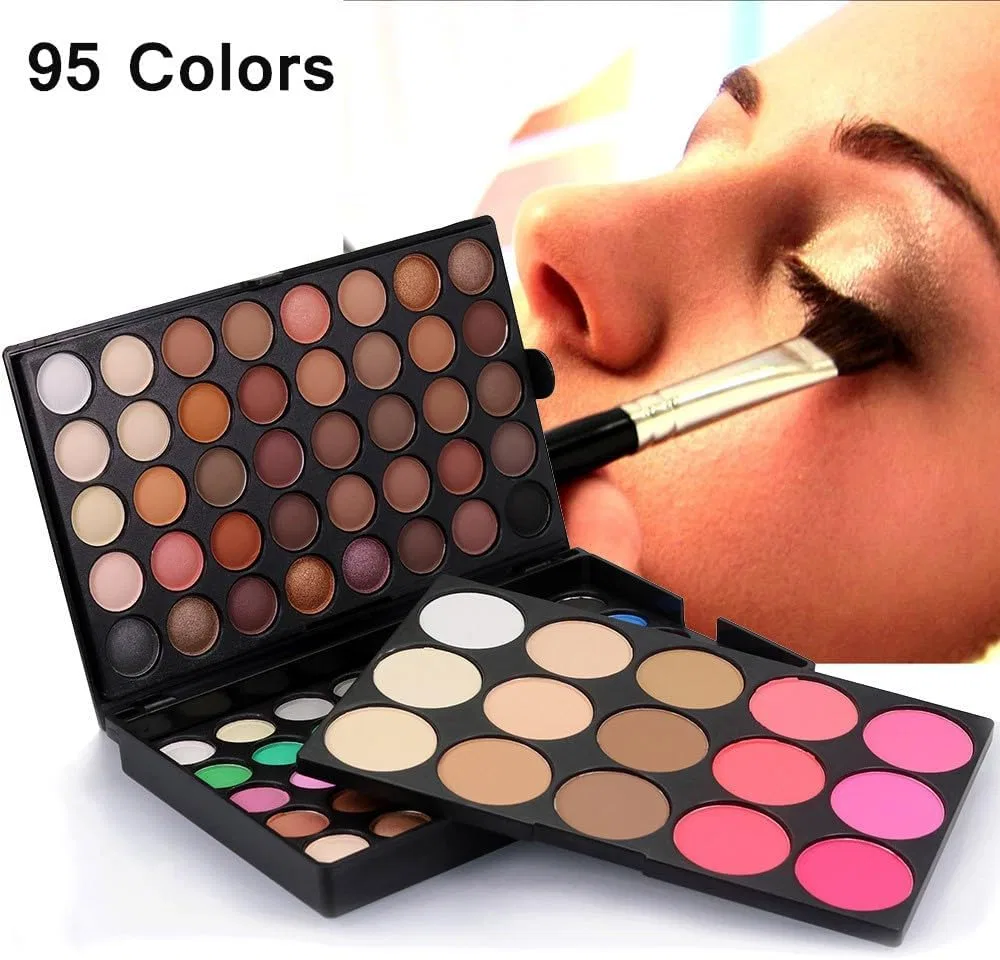 Тени для век Glitter Single Color Palette Black — фото 2