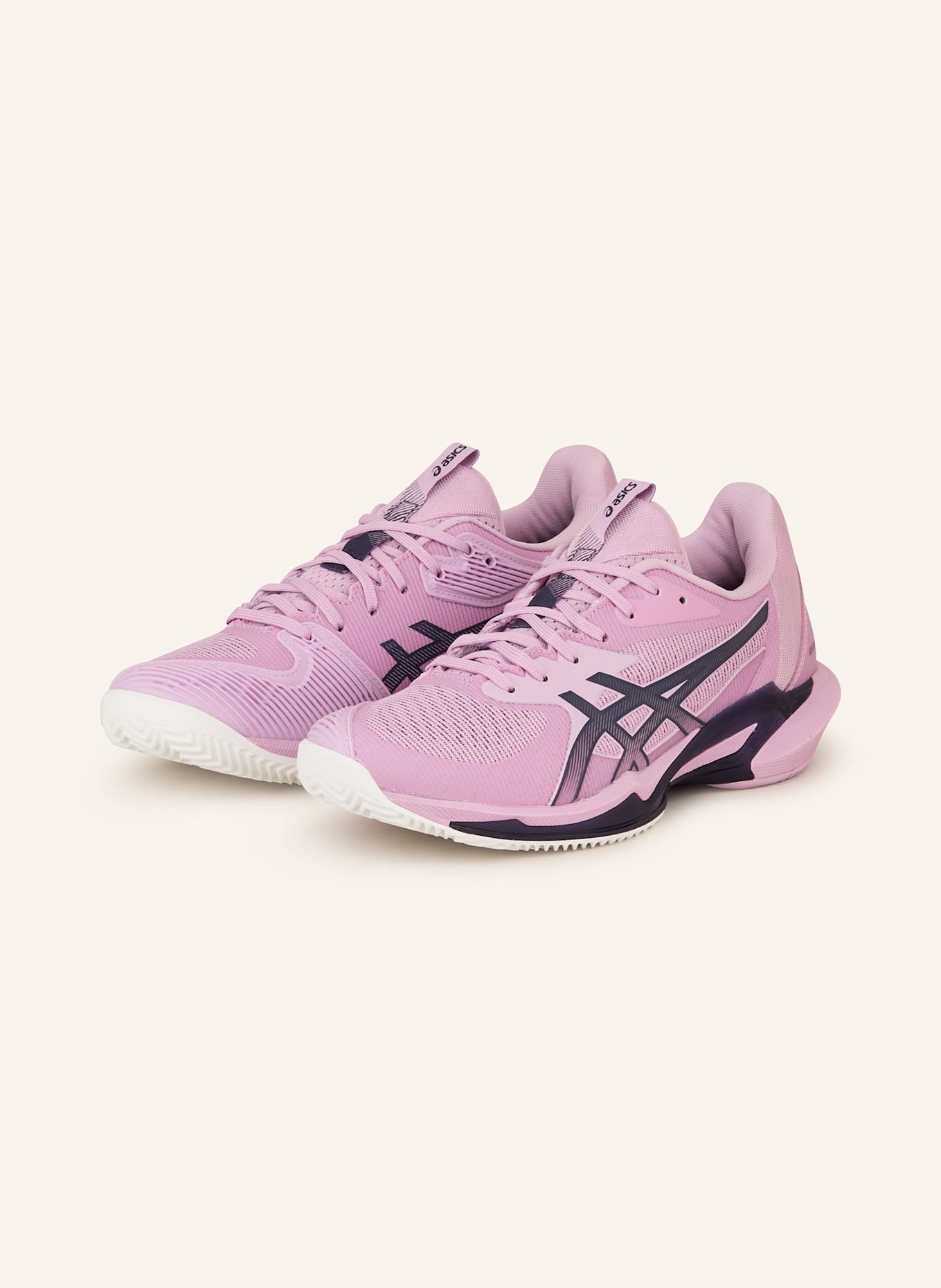 Теннисные туфли решение скорость ff 3 грунт Asics, розовый